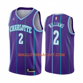 Maillot NBA Charlotte Hornets Marvin Williams 2 Jordan Brand 2019-20 Hardwood Classics Swingman - Homme